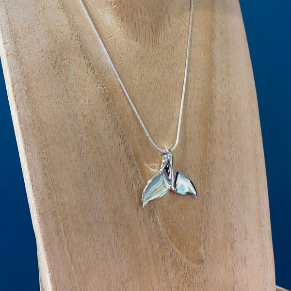 Whale Tail Pendant Large