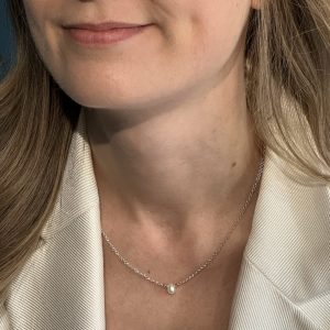 Freshwater Pearl Necklace - Sterling Silver