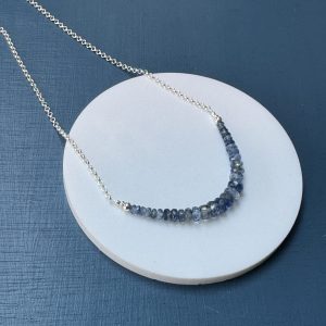 Kyanite Necklace - Sterling Silver