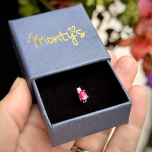 Ruby and Diamond Pendant - 18 Carat White Gold